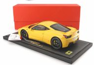 BBR Models 2009 Ferrari Ferrari 458 ITALIA - GIALLO MODENA - Yellow