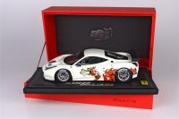 BBR Models 2012 Ferrari Ferrari 458 GT2 - DRAGON - White