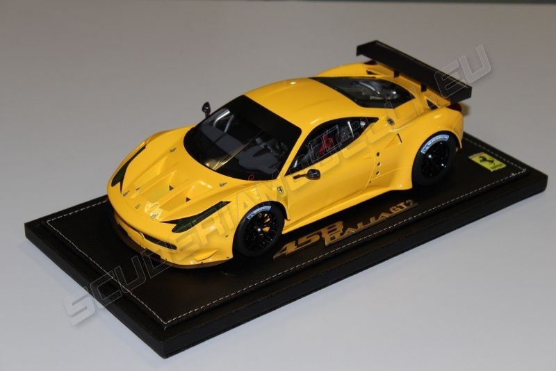 BBR Models Ferrari 458 GT2 - YELLOW - - Scuderiamodelli by Robert