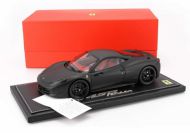 BBR Models 2009 Ferrari Ferrari 458 ITALIA  - MATT BLACK - Black Matt