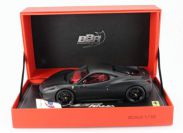 BBR Models 2009 Ferrari Ferrari 458 ITALIA  - MATT BLACK - Black Matt