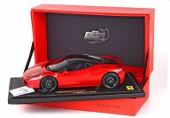 BBR Models 2009 Ferrari Ferrari 458 ITALIA - RED F1 METALLIC / BLACK - Red Metallic
