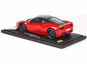BBR Models 2009 Ferrari Ferrari 458 ITALIA - RED F1 METALLIC / BLACK - Red Metallic