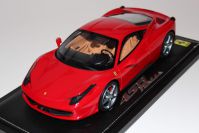 BBR Models 2009 Ferrari Ferrari 458 ITALIA - RED CORSA - R - Rosso Corsa