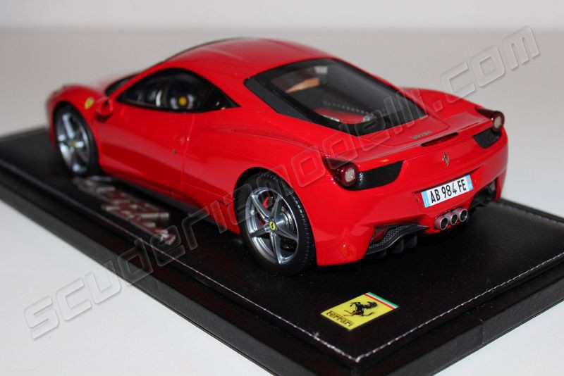 BBR Models Ferrari 458 ITALIA - RED CORSA - R - - Scuderiamodelli 