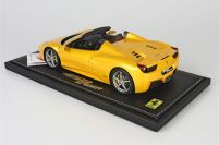 BBR Models 2011 Ferrari Ferrari 458 Italia Spider - GIALLO TRISTRATO - Yellow Tristrato