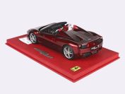BBR Models 2011 Ferrari Ferrari 458 Italia Spider - MARANELLO RED METALLIC - Red Metallic