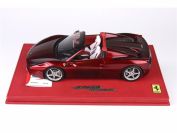 BBR Models 2011 Ferrari Ferrari 458 Italia Spider - MARANELLO RED METALLIC - Red Metallic