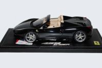 BBR Models 2011 Ferrari Ferrari 458 Italia Spider - BLACK METALLIC - Black Metallic