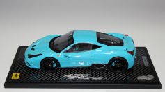 BBR Models 2013 Ferrari Ferrari 458 Speciale - BABY BLUE / CARBON - Baby Blue