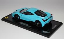 BBR Models 2013 Ferrari Ferrari 458 Speciale - BABY BLUE / CARBON - Baby Blue