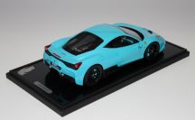 BBR Models 2013 Ferrari Ferrari 458 Speciale - BABY BLUE / CARBON - Baby Blue