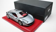 BBR Models 2009 Ferrari Ferrari 458 ITALIA - TITANIUM GREY - Titanium Grey