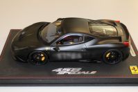 BBR Models 2013 Ferrari Ferrari 458 Speciale - BLACK MATT - 01/20 - Black Matt