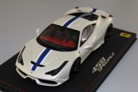 BBR Models 2013 Ferrari Ferrari 458 Speciale - PEARL WHITE - Pearl White