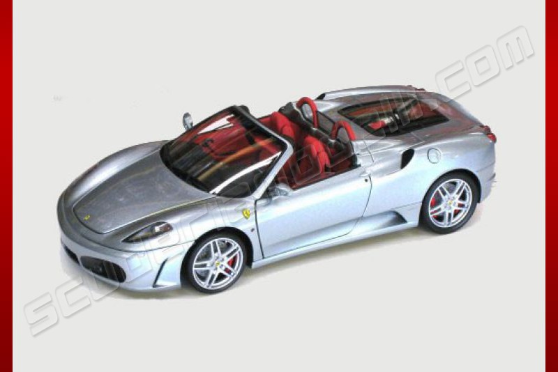 Bbr Models Ferrari F430 Spider Titanium Silver