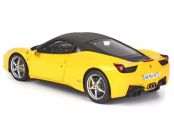 BBR Models 2009 Ferrari Ferrari 458 ITALIA - GIALLO - VALENTINO ROSSI - Yellow / Black