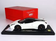 BBR Models 2009 Ferrari Ferrari 458 ITALIA - WHITE / BLACK - White / Black