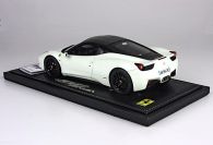 BBR Models 2009 Ferrari Ferrari 458 ITALIA - WHITE / BLACK - White / Black