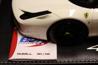 BBR Models 2009 Ferrari Ferrari 458 ITALIA - WHITE / BLACK - White / Black