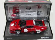 BBR Models 1979 Ferrari Ferrari 512 BB LM - RED WHITE WHEELS - Red
