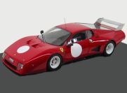 BBR Models 1979 Ferrari Ferrari 512 BB LM - RED WHITE WHEELS - Red