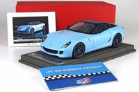 BBR Models 2009 Ferrari Ferrari 599 GTB Fiorano - LAPO ELKANN - #001/100 Matt Baby blue