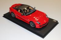 BBR Models 2010 Ferrari Ferrari 599 GTO - RED / GREY - Red / Grey