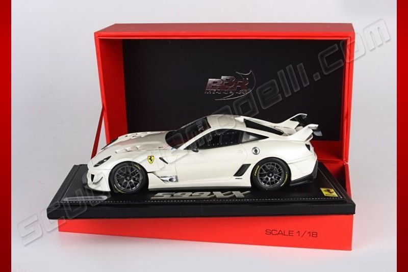 BBR Models Ferrari 599 XX EVO - FUJI WHITE - - Scuderiamodelli by