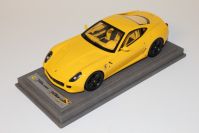 BBR Models 2008 Ferrari Ferrari 599 GTB Fiorano - YELLOW / BLACK WHEELS - Yellow Modena