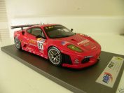 BBR Models  Ferrari Ferrari F430 GT2 - 24h Le Mans 2007 DHL #97 - Red