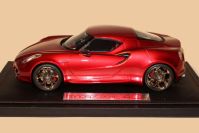 BBR Models 2011 Alfa Romeo Alfa Romeo 4C Concept - 8C RED METALLIC - Red Metallic