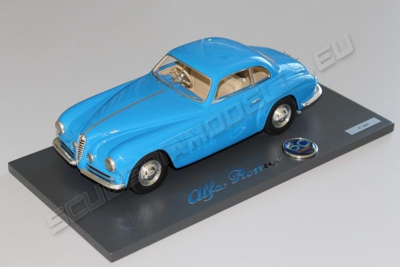 BBR Models 1951 Alfa Romeo Alfa Romeo 6C 2500 SS - LIGHT BLUE - Light Blue