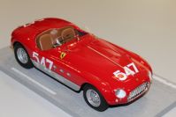 BBR Models 1953 Ferrari Ferrari 340 Spyder Vignale Mille Miglia #547 Red / Silver
