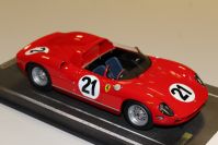 BBR Models 1963 Ferrari Ferrari 250 P - 24h Le Mans #21 - Red