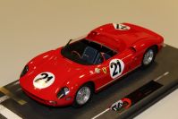 BBR Models 1963 Ferrari Ferrari 250 P - 24h Le Mans #21 - Red