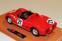 BBR Models 1963 Ferrari Ferrari 250 P - 24h Le Mans #21- LUXURY - Red