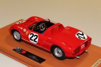 BBR Models 1963 Ferrari Ferrari 250 P - 24h Le Mans #22- LUXURY - Red