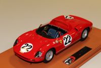 BBR Models 1963 Ferrari Ferrari 250 P - 24h Le Mans #22- LUXURY - Red