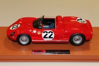 BBR Models 1963 Ferrari Ferrari 250 P - 24h Le Mans #22- LUXURY - Red