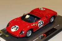 BBR Models 1963 Ferrari Ferrari 250 P - 24h Le Mans #23 - Red