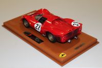 BBR Models  Ferrari Ferrari 330 P3 - 24h Le Mans - After Race - Red