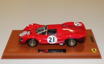 BBR Models  Ferrari Ferrari 330 P3 - 24h Le Mans - After Race - Red