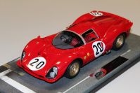 BBR Models 1966 Ferrari Ferrari 330 P2 24h Le Mans #20 Red