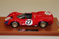 BBR Models  Ferrari Ferrari 330 P3 Spider- 24h LM #27 - #02/20 Red