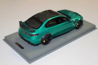 BBR Models  Alfa Romeo Alfa Romeo Giulia GTAM - VERDE MONTREAL / YELLOW - Green Metallic