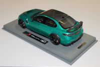 BBR Models  Alfa Romeo Alfa Romeo Giulia GTAM - VERDE MONTREAL / SILVER - Green Metallic