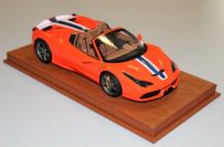 BBR Models  Ferrari Ferrari 458 Speciale A - FLUORESCENT RED / WHITE - Fluorescent Red