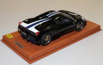 BBR Models  Ferrari Ferrari 458 Speciale A - HT - BLACK GLOSS / WHITE - Black / White