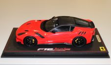 BBR Models  Ferrari Ferrari F12 TDF - LIGHT FLUO RED / CARBON - #10/10 - Fluorescent Red